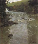 Frits Thaulow The Lysaker River in Summer (nn02) oil painting reproduction